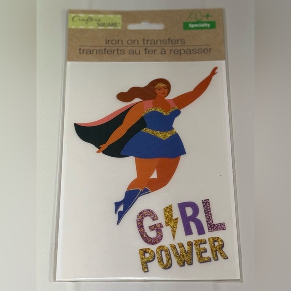 NIP Crafter’s Square Iron On “Girl Power” Transfer - Picture 1 of 3